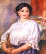 Auguste renoir Seated Young Girl USA oil painting reproduction